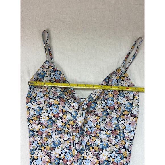 Abercrombie & Fitch Size M Floral Twist Front Mini Dress Sundress Floral Party - Picture 5 of 8